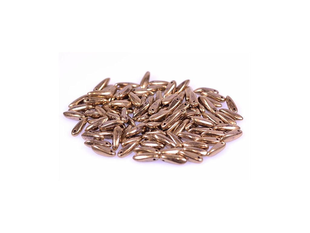 Pressed Beads Dagger Thorn 23980/90215 Glass Czech Republic