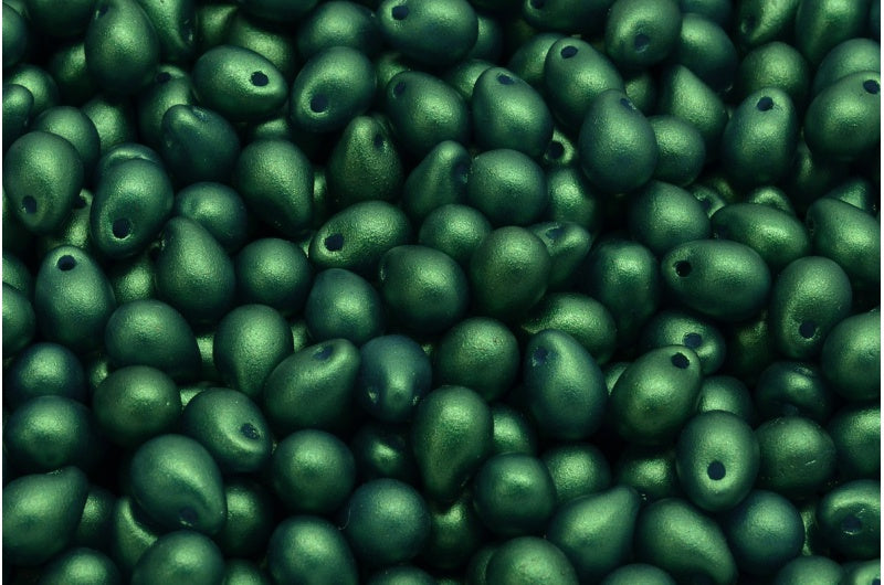 ドロップビーズ、ホワイト 24105 (02010-24105)、ガラス、チェコ共和国