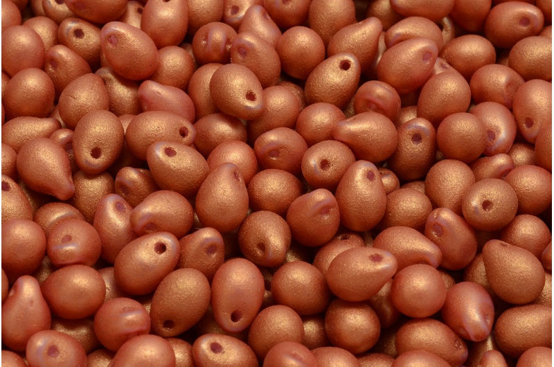 ドロップビーズ、ホワイト 24106 (02010-24106)、ガラス、チェコ共和国