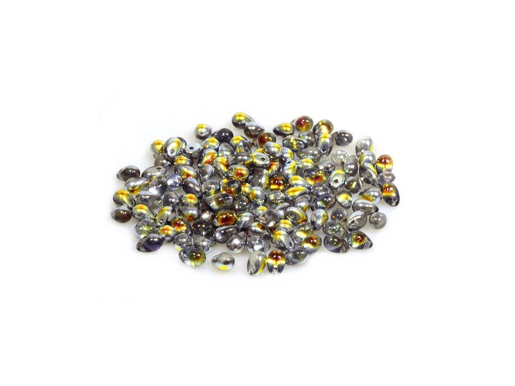 Pressed Beads Drop 00030/28001 Glass Czech Republic