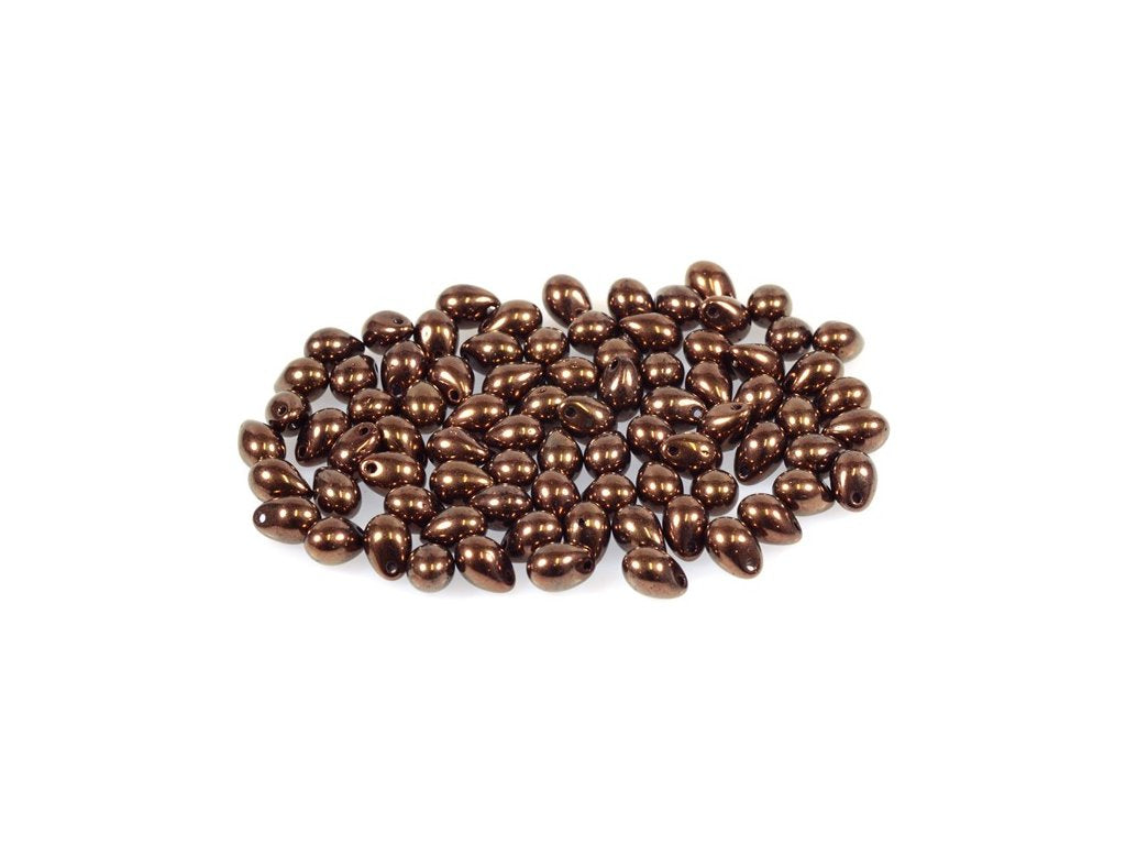 Pressed Beads Drop 23980/14415 Glass Czech Republic