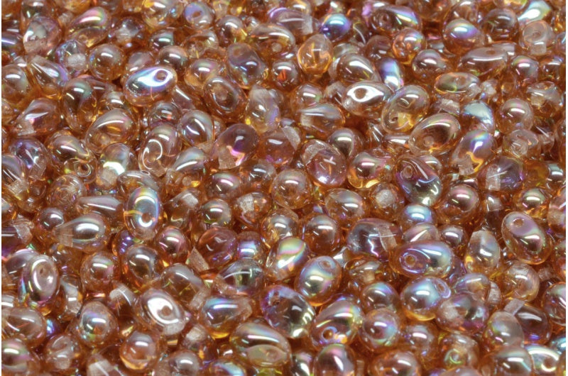 ドロップビーズ、クリスタル 98535 (00030-98535)、ガラス、チェコ共和国