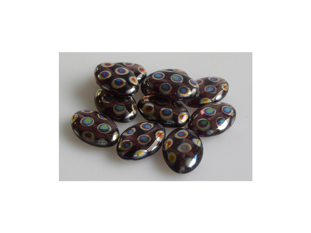 Pressed Beads 20050/28107 Glass Czech Republic