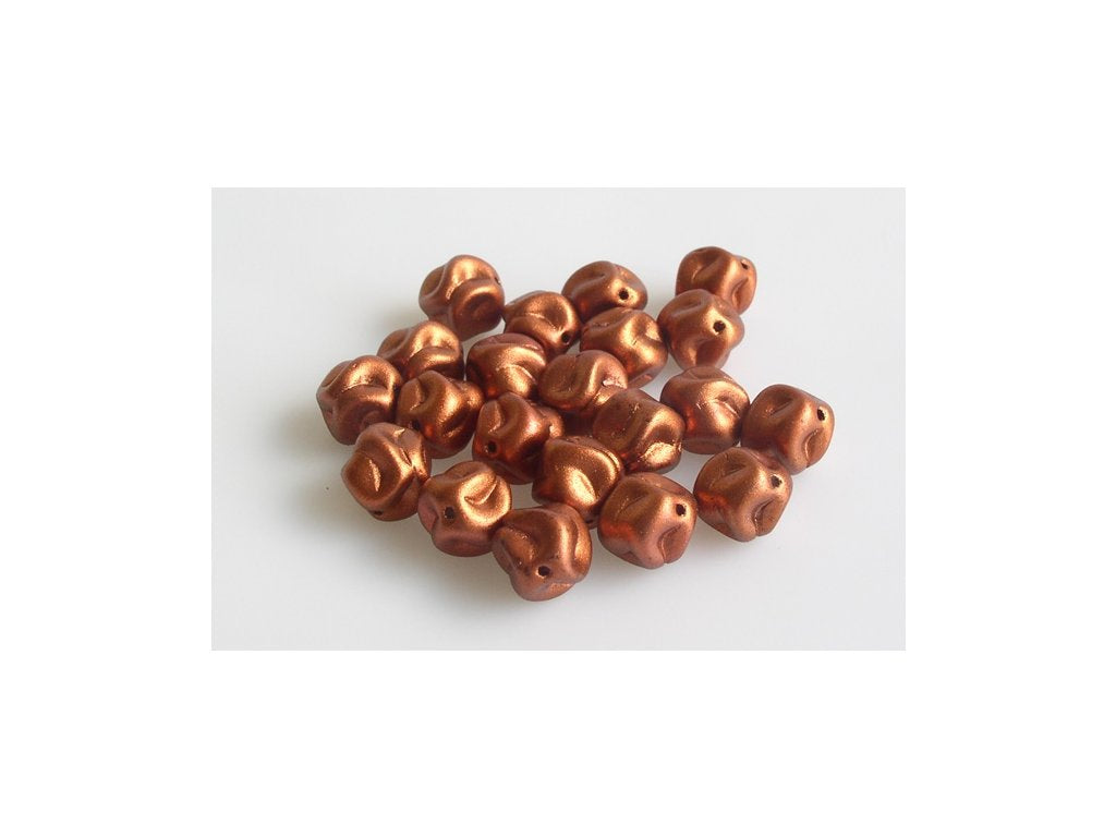 Pressed Beads Smashed Round 1750 Glass Czech Republic