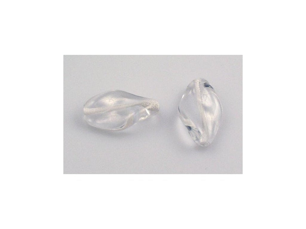 Pressed Beads Crystal Glass Czech Republic