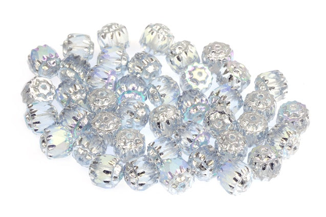 Fire Polished Faceted Beads Cathedral 6 mm, Crystal 98633 (30-98633), Bohemia Crystal Glass, Czechia 15119104