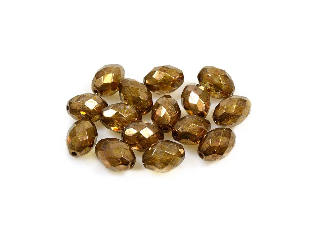 Fire Polished Faceted Beads Olives 00030/15695 Glass Czech Republic