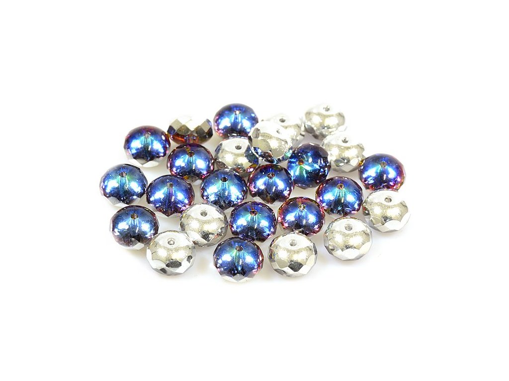 Fire Polished Faceted Beads Rondelle 00030/29536 Glass Czech Republic