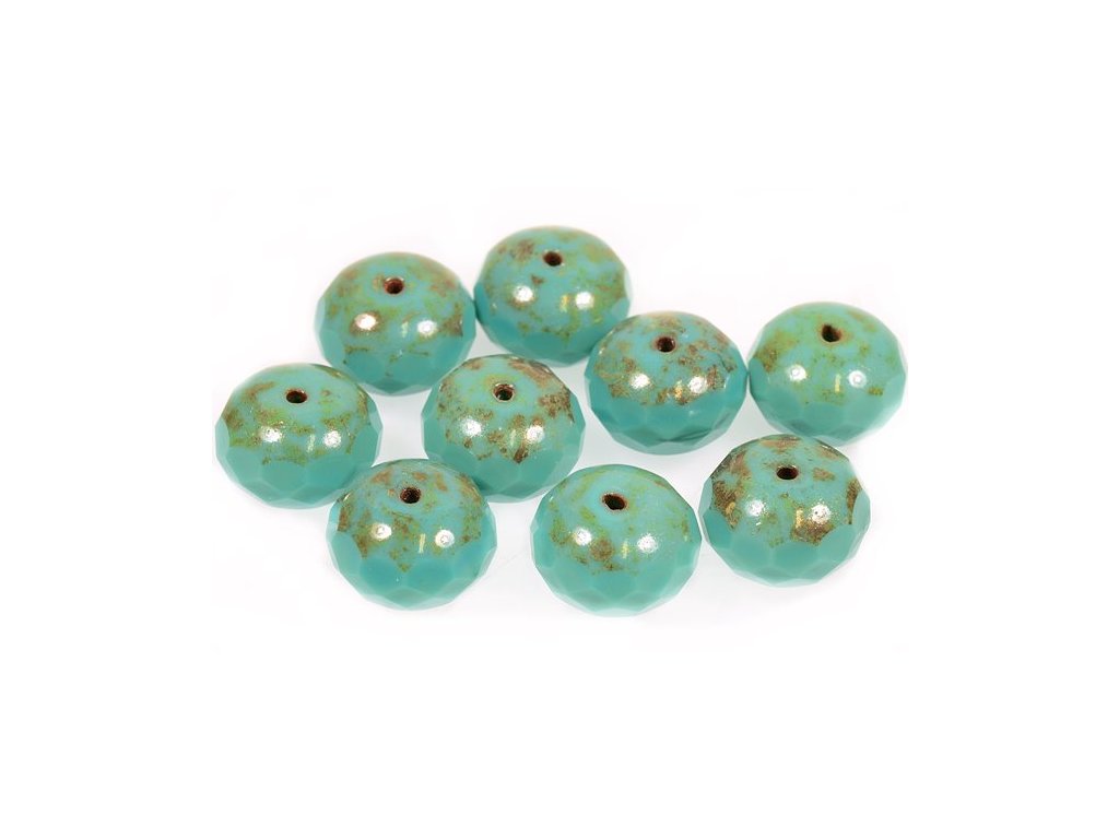 Fire Polished Faceted Beads Rondelle 63120/86800 Glass Czech Republic