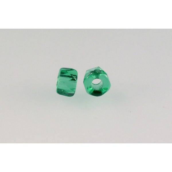 Fire Polished Faceted Beads Pony Bagel 4 x 6 mm, Transparent Green (50110), Bohemia Crystal Glass, Czechia 15149855