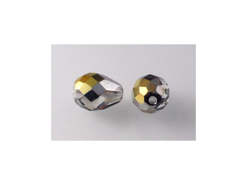 Fire Polished Faceted Beads Pear 00030/28001 Glass Czech Republic