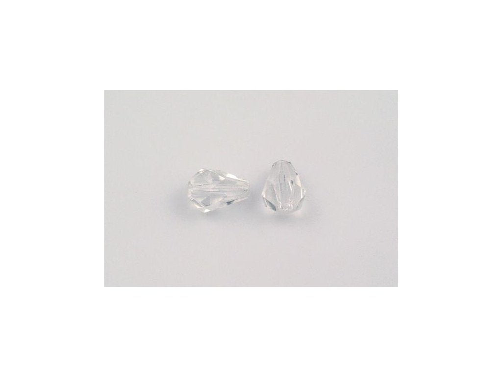 Fire Polished Faceted Beads Pear Drop Crystal Glass Czech Republic