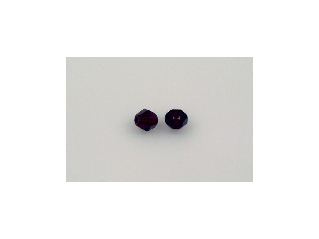 Fire Polished Faceted Beads Bicone Xilion Transparent Red Glass Czech Republic