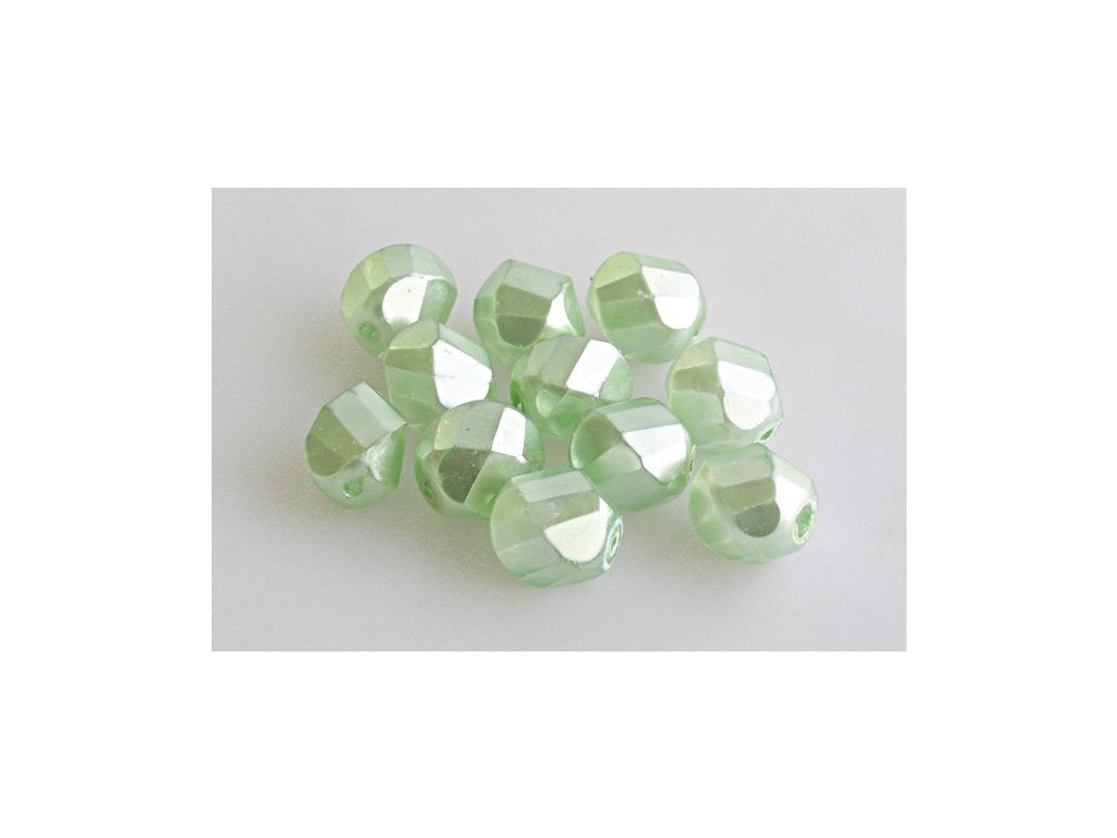 Fire Polished Faceted Beads Spiral Semi Round 00030/70453 Glass Czech Republic