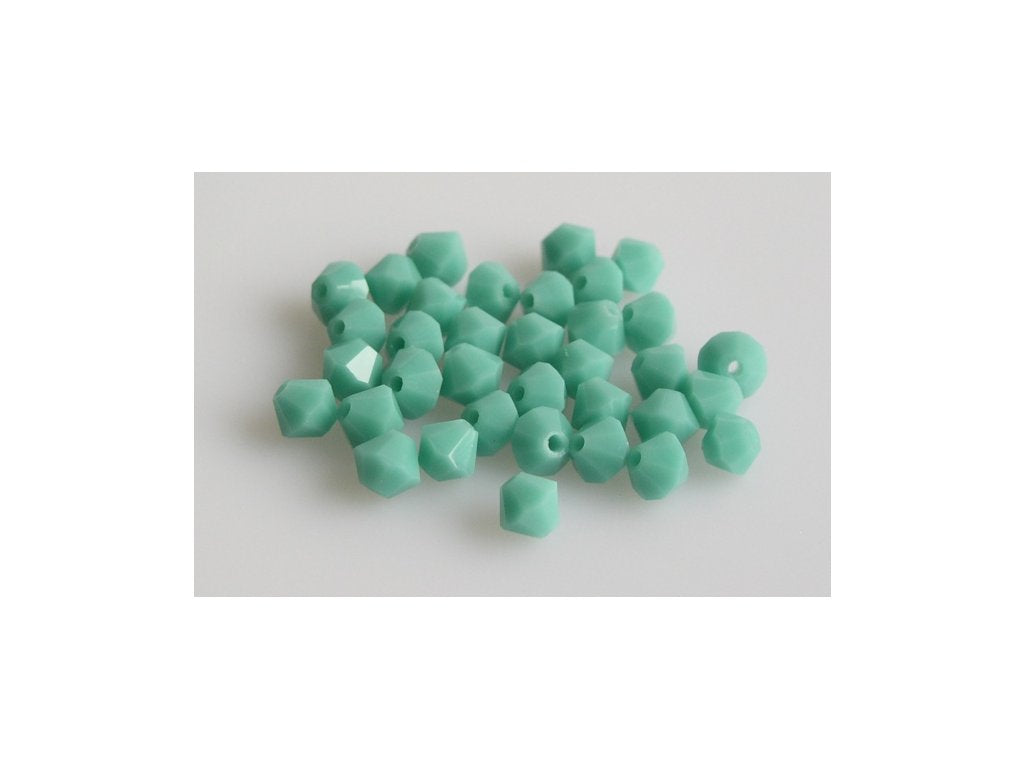 MC Bicone Xilion Cut beads High Sparkle Turquise Glass Czech Republic