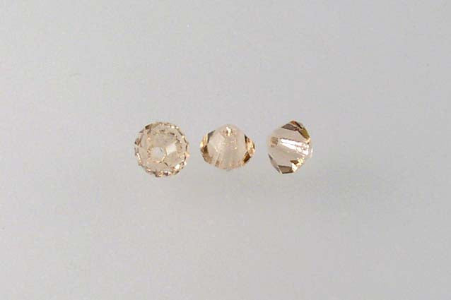 MC Bicone Xilion Cut beads High Sparkle 4 mm, Transparent Pink (70110), Bohemia Crystal Glass, Czechia 45169302