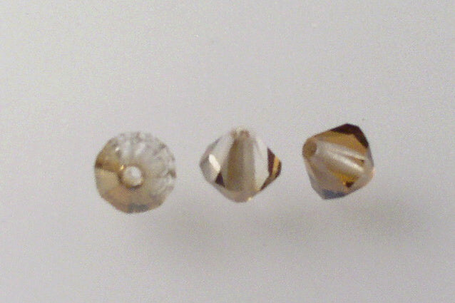 MC Bicone Xilion Cut beads High Sparkle 5 mm, Transparent Yellow 22501 (80100-22501), Bohemia Crystal Glass, Czechia 45169302