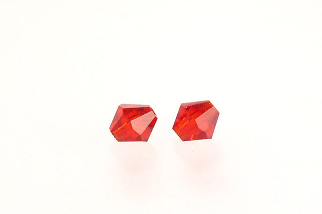MC Bicone Xilion Cut beads High Sparkle 5 mm, Ruby Red (90080), Bohemia Crystal Glass, Czechia 45169302