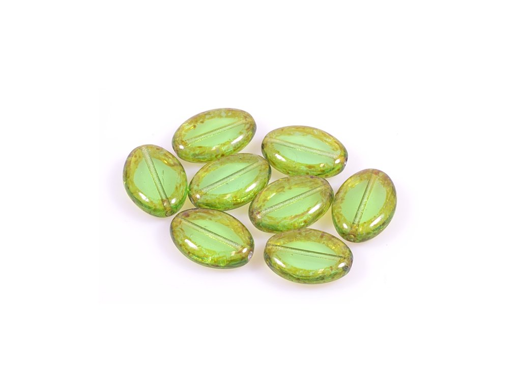 Table Cut Beads Oval 50010/86800 Glass Czech Republic