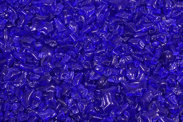 Glass Crumb Pieces for Home Epoxy Decor Mix, Transparent Blue (30080), Bohemia Crystal Glass, Czechia SKLENENA