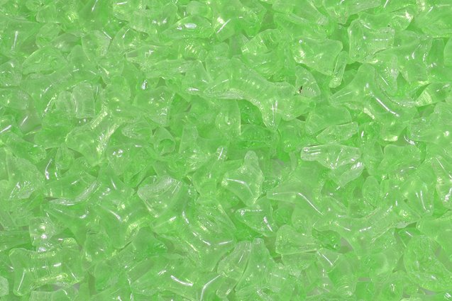 Glass Crumb Pieces for Home Epoxy Decor Mix, Transparent Green (50400), Bohemia Crystal Glass, Czechia SKLENENA