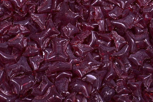 Glass Crumb Pieces for Home Epoxy Decor Mix, Transparent Red (90110), Bohemia Crystal Glass, Czechia SKLENENA