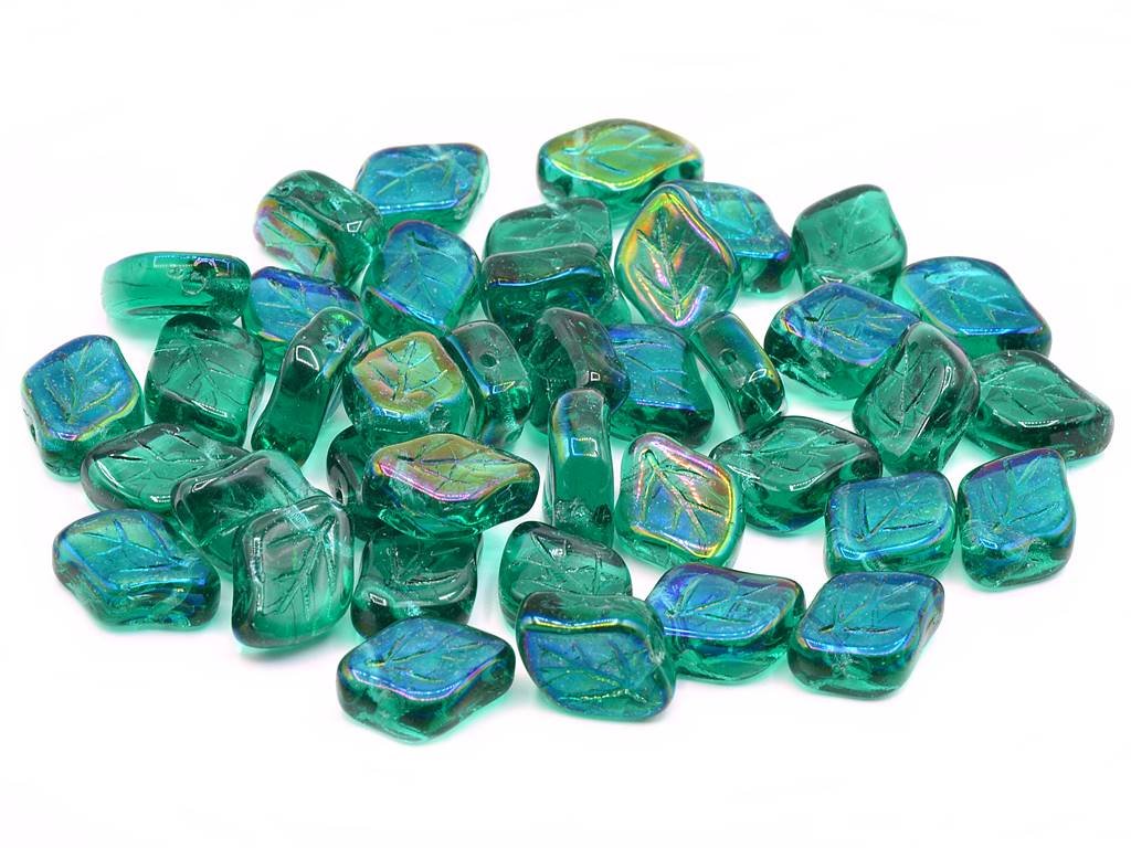 Leaf Beads 50730/27307 Glass Czech Republic
