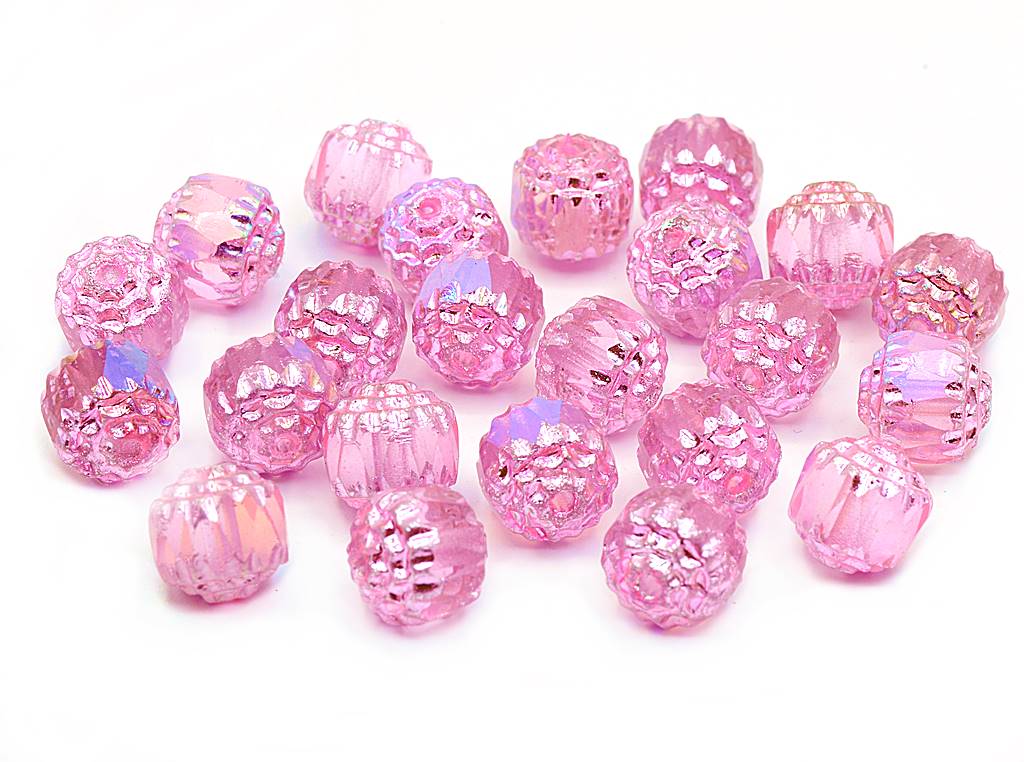 Fire Polished Faceted Beads Cathedral 8 mm, Crystal 98675 (00030-98675)