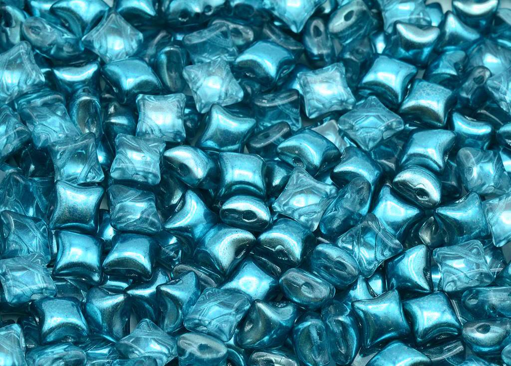 WibeDuo 2-hole Beads Star Cross 8 x 8 mm, Crystal 67642 (00030-67642)