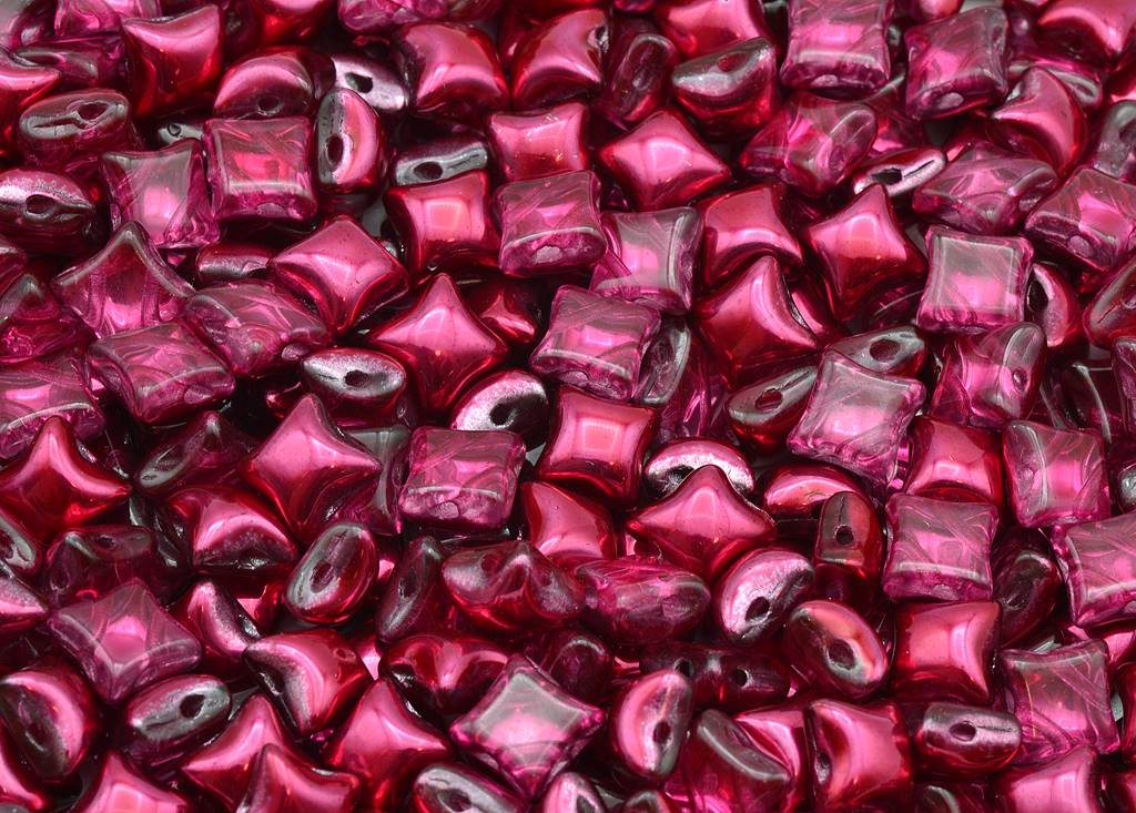 WibeDuo 2-hole Beads Star Cross 8 x 8 mm, Crystal 67958 (00030-67958)