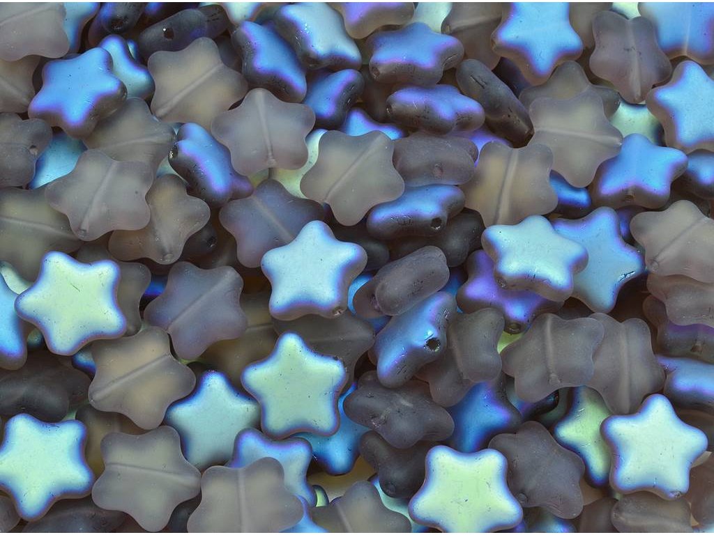 Pressed Beads Star 20030/84110/28701 Glass Czech Republic