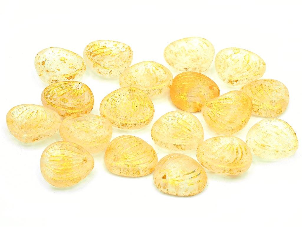Rose Petal Beads 00030/Lept/56902 Glass Czech Republic