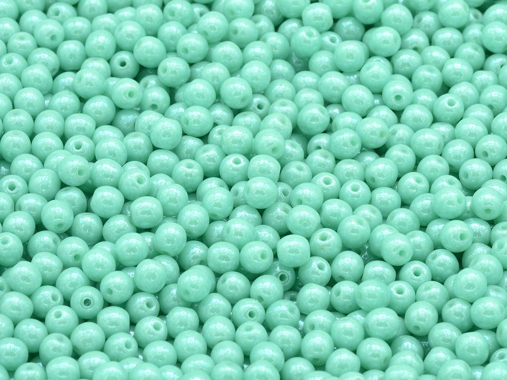 Round Pressed Beads 4 mm, Turquise Hematite (63110-14400)