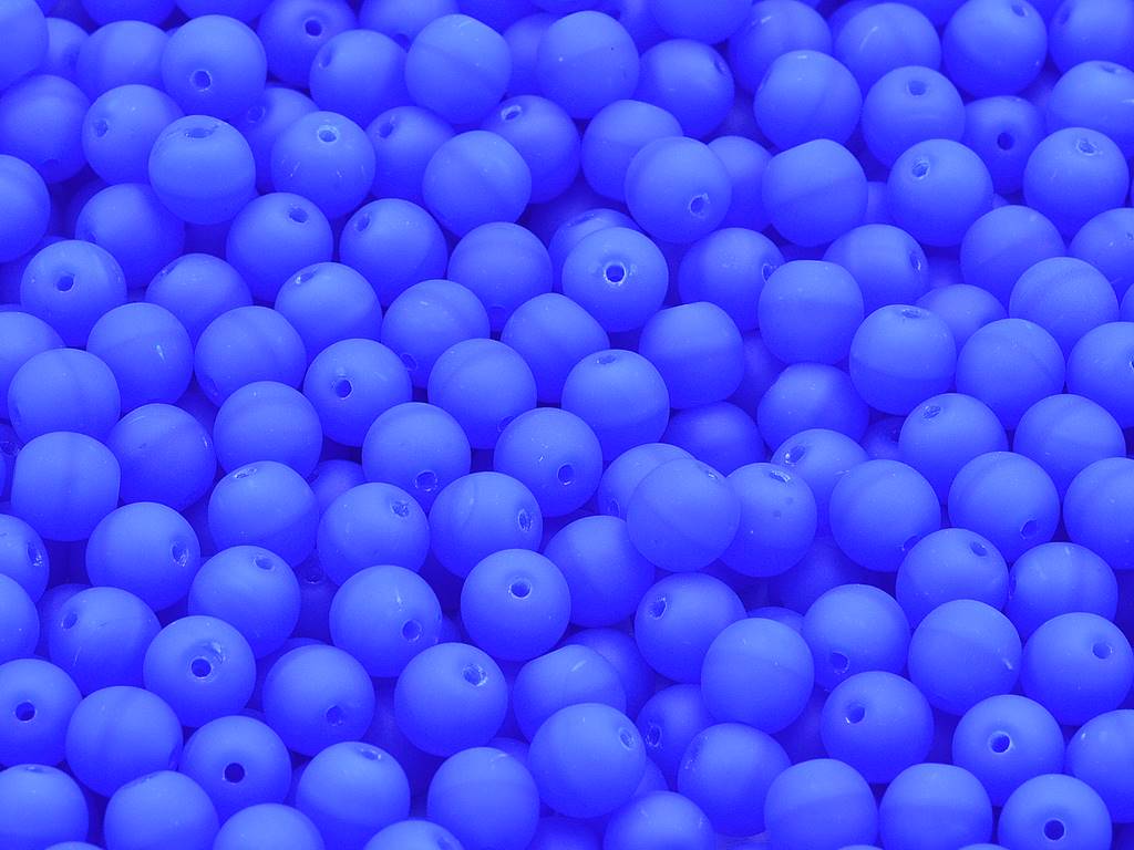 Round Pressed Beads 6 mm, 32020 Matte (32020-84110)