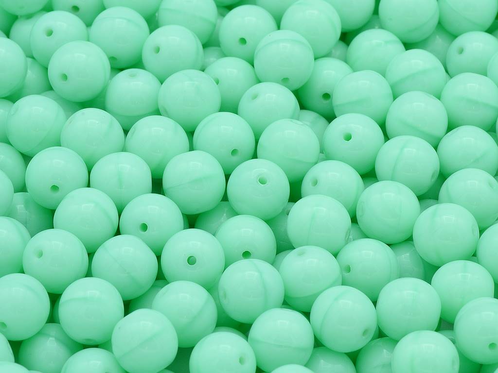 Round Pressed Beads 8 mm, Copper Lined (54200)