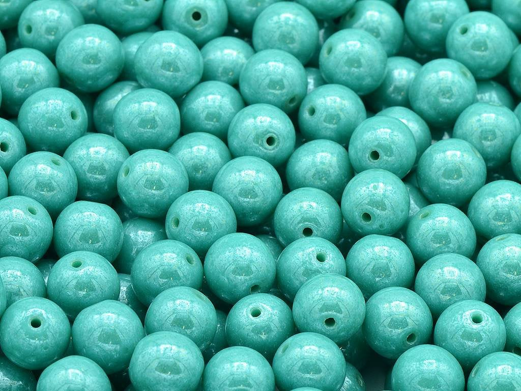 Round Pressed Beads 63130/14400 Glass Czech Republic
