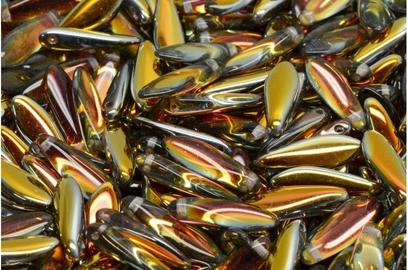 ダガービーズ、クリスタルジェットボルケーノ(00030-28001)、ガラス、チェコ共和国