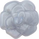 Flower Fancy Crystal Glass Stone, Aqua Blue 7 Pearl Colours (00505), Czech Republic