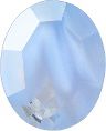Oval Faceted Pointed Back (Doublets) Crystal Glass Stone, Aqua Blue 9 Pearl Colours (34010-00030-Tw), Czech Republic