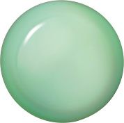 Round Cabochons Flat Back Crystal Glass Stone, Light Green 2 Moonshine (01192), Czech Republic