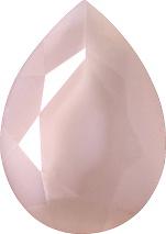 Pear Faceted Pointed Back (Doublets) Crystal Glass Stone, Nude 4 Pearl Colours (00603), Czech Republic