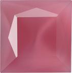 Square Faceted Pointed Back (Doublets) Crystal Glass Stone, Pink 3 Moonshine (00375), Czech Republic