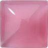 Square Cabochons Flat Back Crystal Glass Stone, Pink 3 Moonshine (00375), Czech Republic