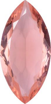 Navette Faceted Pointed Back (Doublets) Crystal Glass Stone, Pink 4 Transparent (70120-L-St), Czech Republic
