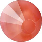 Round Faceted Pointed Back (Doublets) Crystal Glass Stone, Pink 5 Moonshine (00375), Czech Republic
