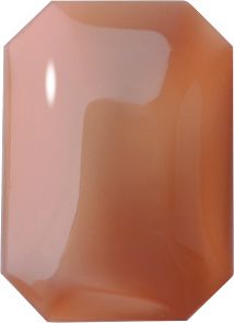 Octagon Cabochons Pointed Back Crystal Glass Stone, Pink 5 Pearl Colours (7409-St), Czech Republic