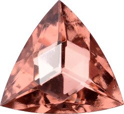 Triangle Faceted Pointed Back (Doublets) Crystal Glass Stone, Pink 5 Transparent With Aluminium (70120-L-Al), Czech Republic
