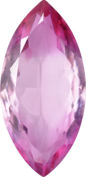 Navette Faceted Pointed Back (Doublets) Crystal Glass Stone, Pink 11 Multicolours (Bi-7011K-7035K), Czech Republic