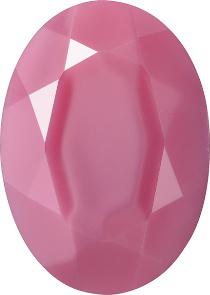 Oval Faceted Pointed Back (Doublets) Crystal Glass Stone, Pink 13 Pearl Colours (07400), Czech Republic