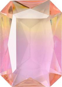 Octagon Faceted Pointed Back (Doublets) Crystal Glass Stone, Pink 13 Multicolours (Bi-11406), Czech Republic